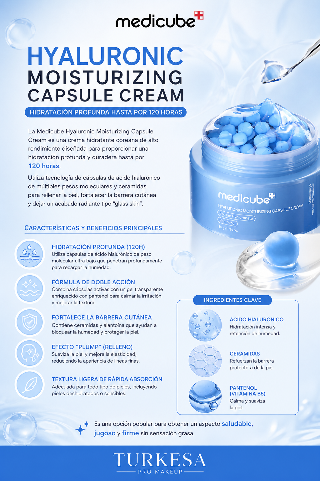 Hyaluronic Moisturizing Capsule Cream Medicube