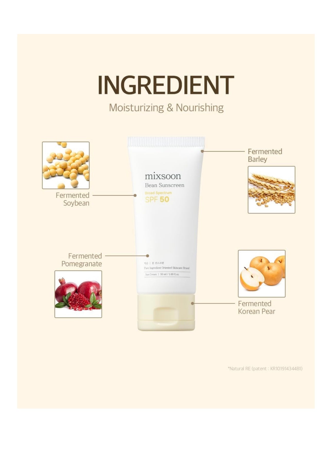 Bean Sunscreen Mixsoon