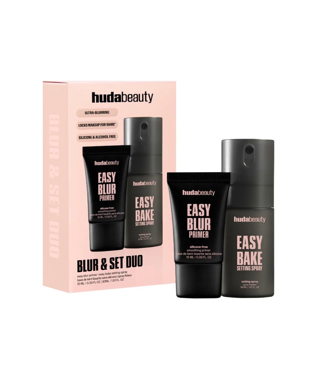 Mini Blur y Set duo Huda Beauty