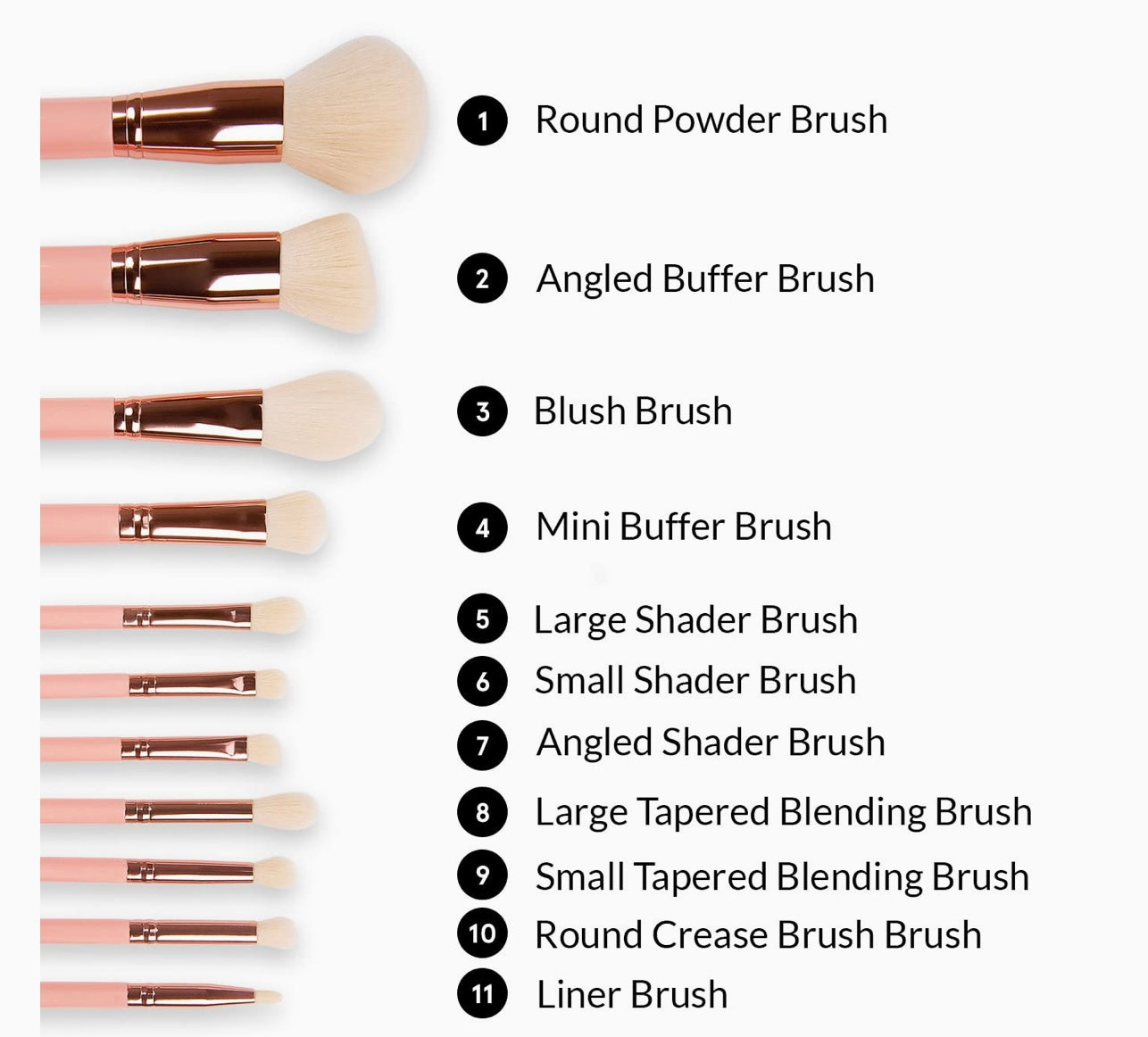 Brunch Bunch brochas Bh cosmetics