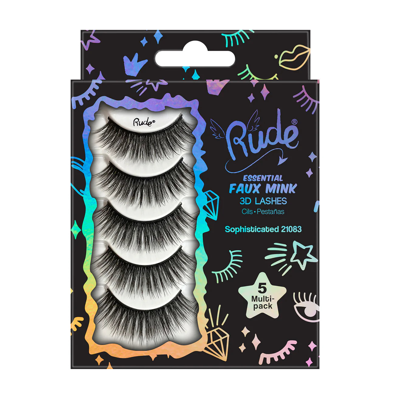 Essential Faux Mink 3D Multi-Pack Rude Cosmetics
