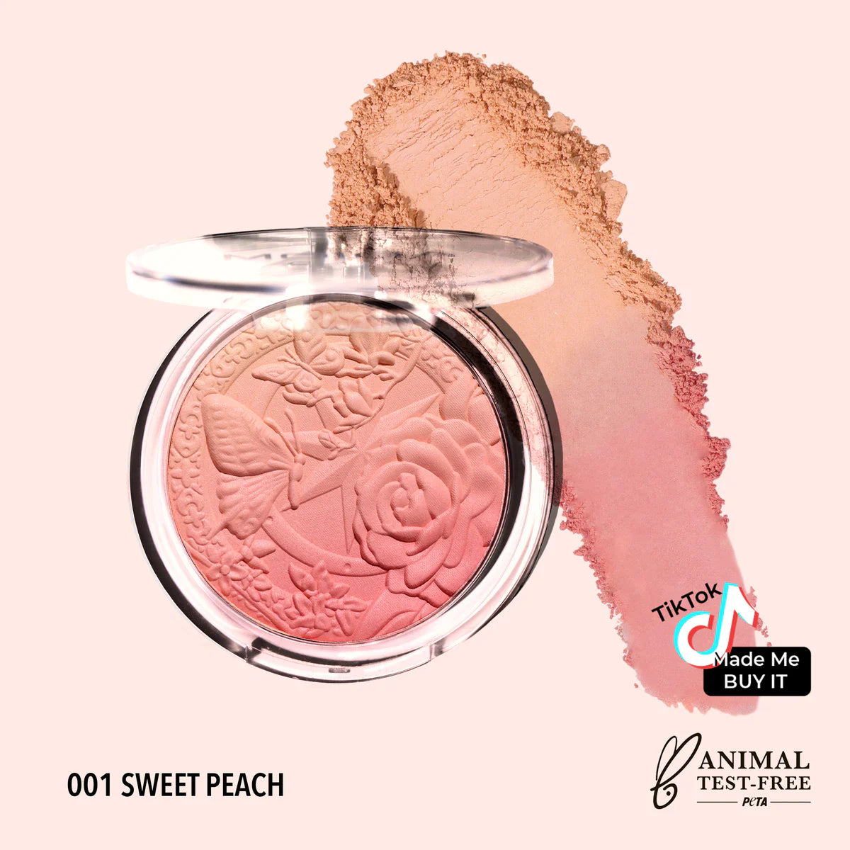 Rubor polvo Sweet peach Moira Beauty