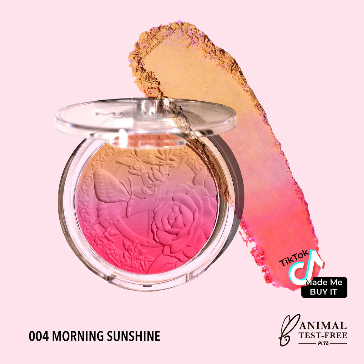 Rubor polvo Morning Sunshine Moira Beauty
