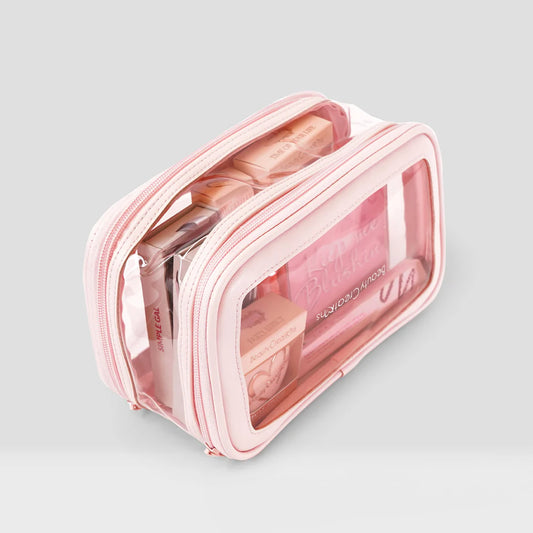 Neceser transparente Pink Beauty Creations