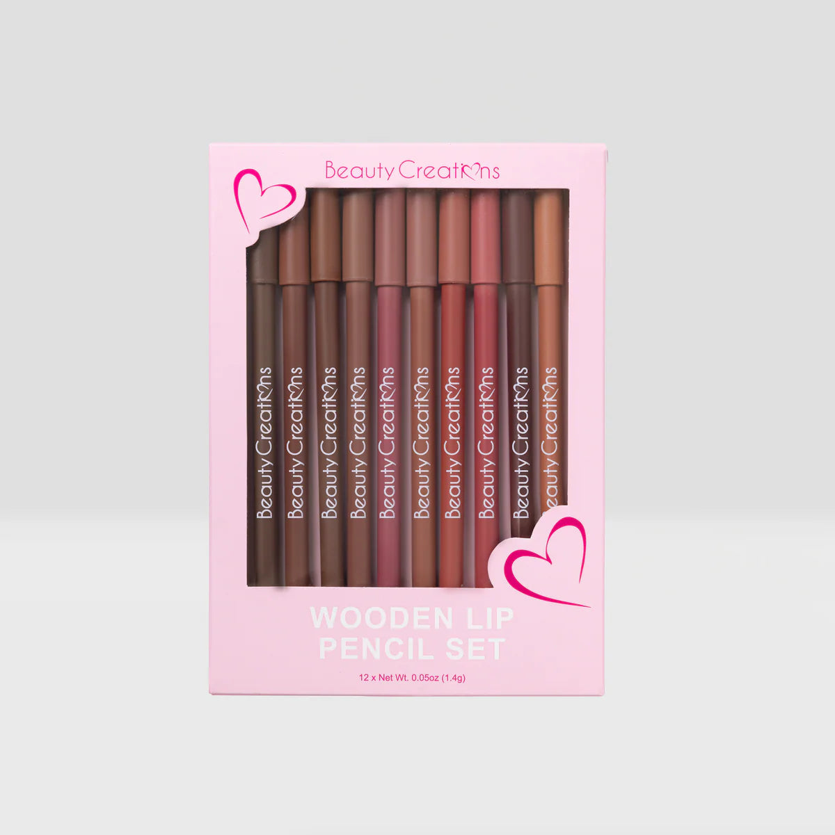 Lápices de Labios Wooden x12 Beauty Creations