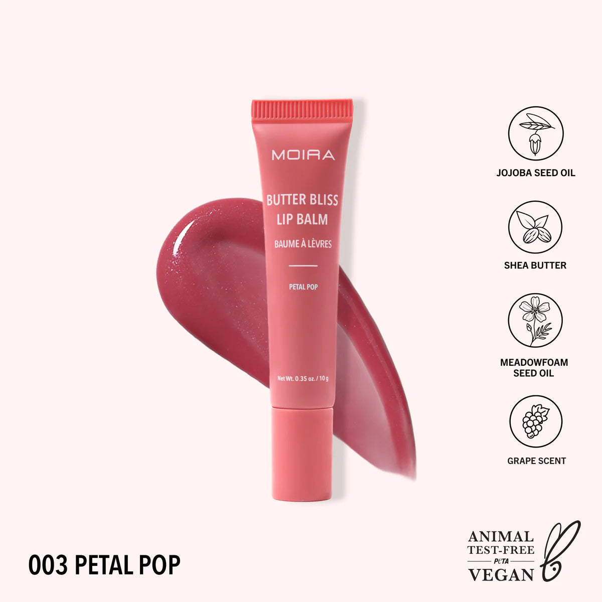 Butter bliss lip balm Moira beauty