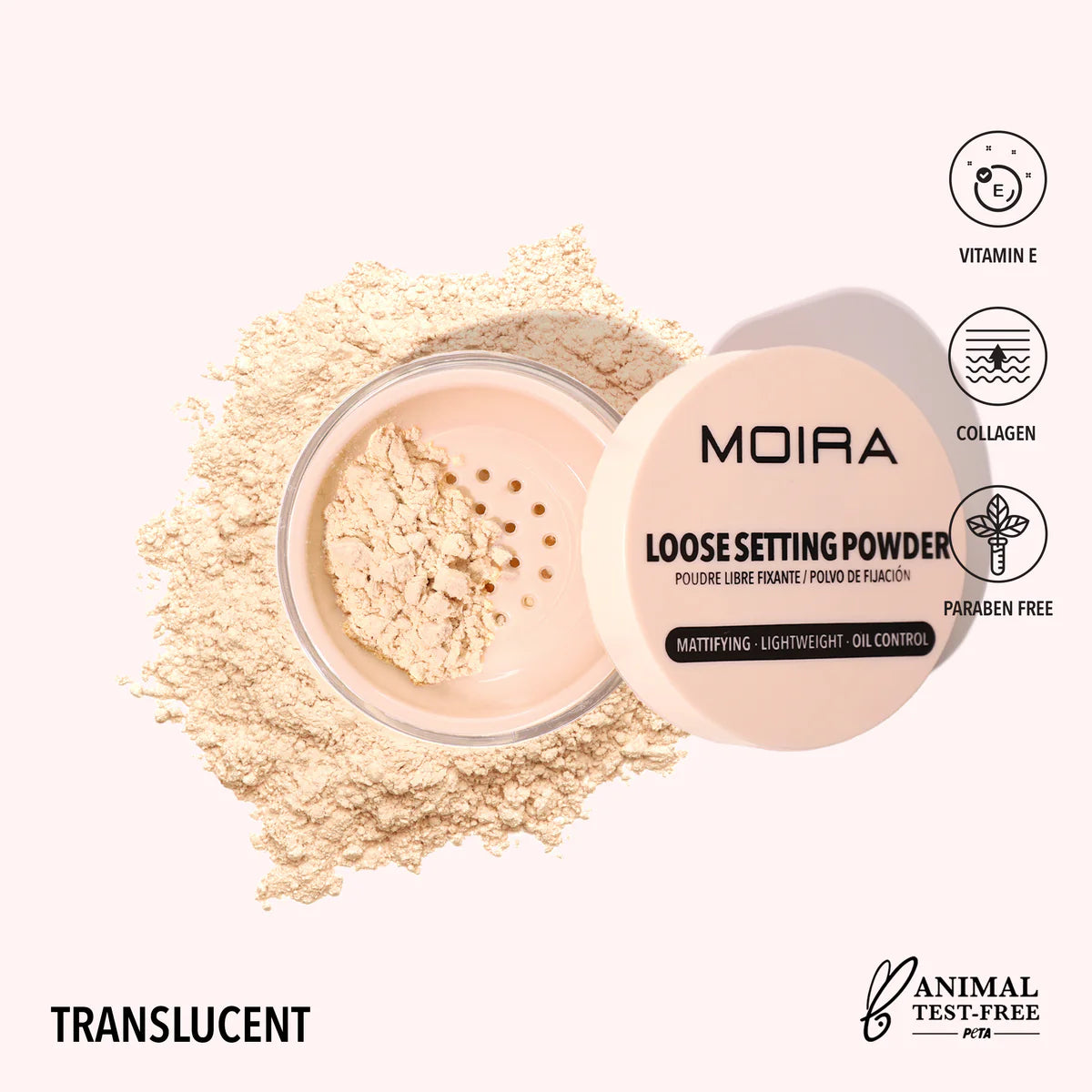 Polvo suelto  Moira beauty