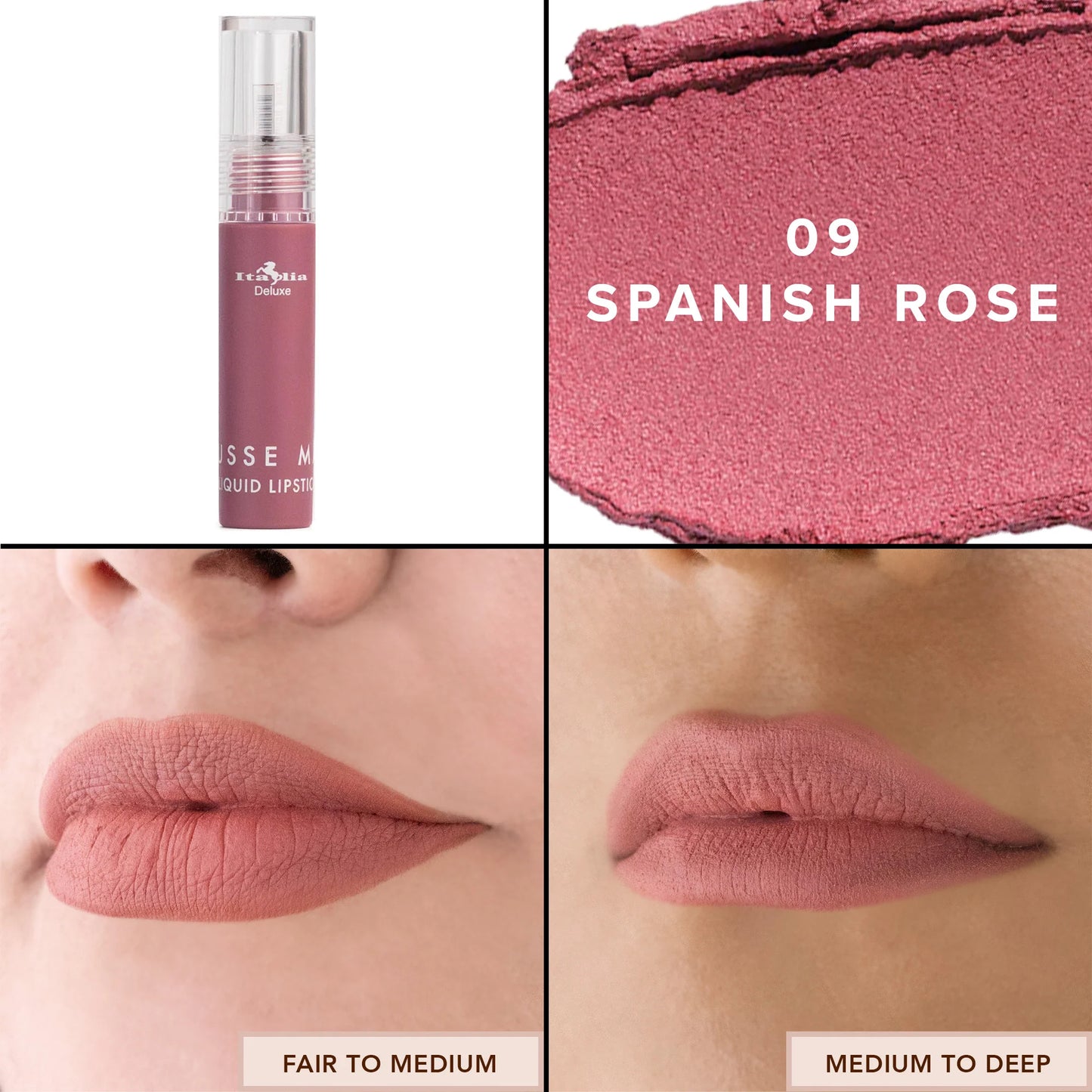 Labial Líquido Mousse Matte Italia Deluxe