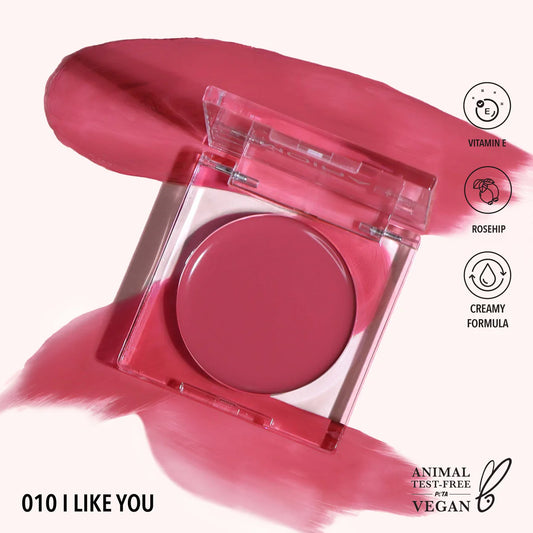 Loveheat Cream Blush 010 I Like You Moira Beauty