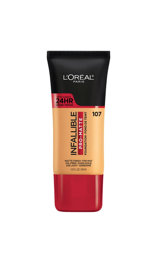 24H Infallible Pro Matte 107 Fresh Beige Loreal Paris