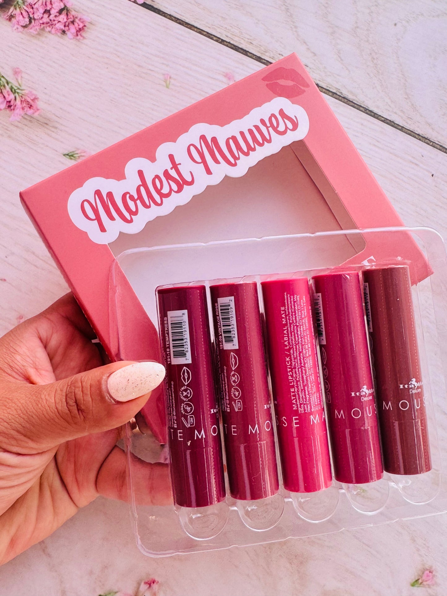 Set Labiales en Barra Modest Mauves Italia Deluxe