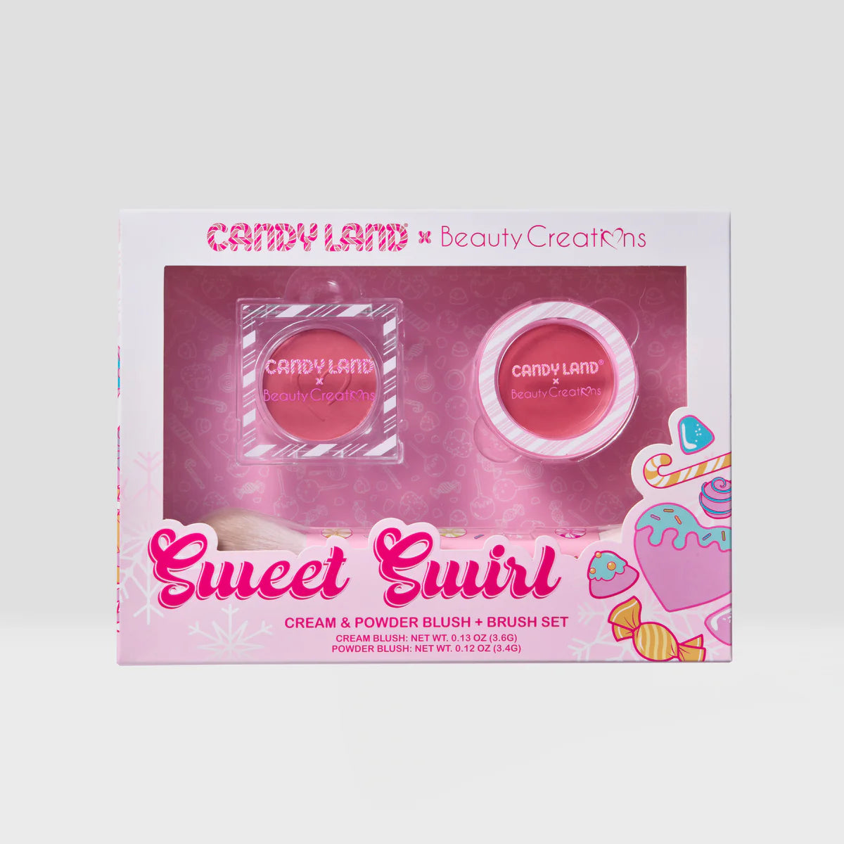 Set Rubor y Brocha Candy Land Beauty Creations