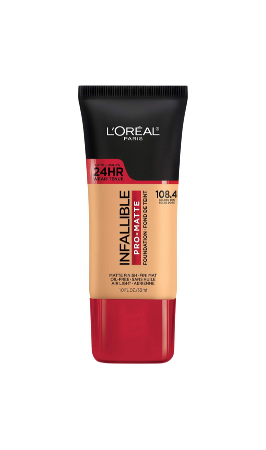 24H Infallible Pro Matte 108.4 Golden Sun Loreal Paris