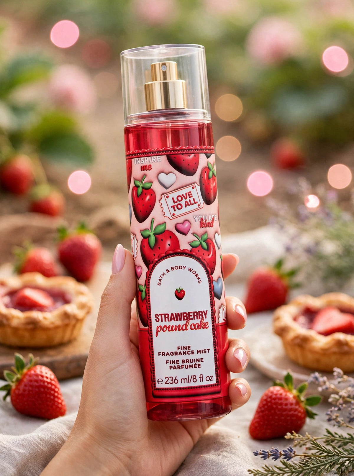 Strawberry Pound Cake Bath and Body Works