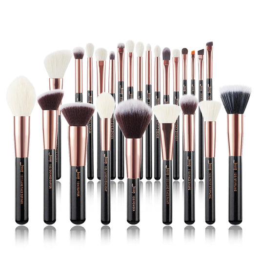 Set brochas negras y oro rosa Jessup