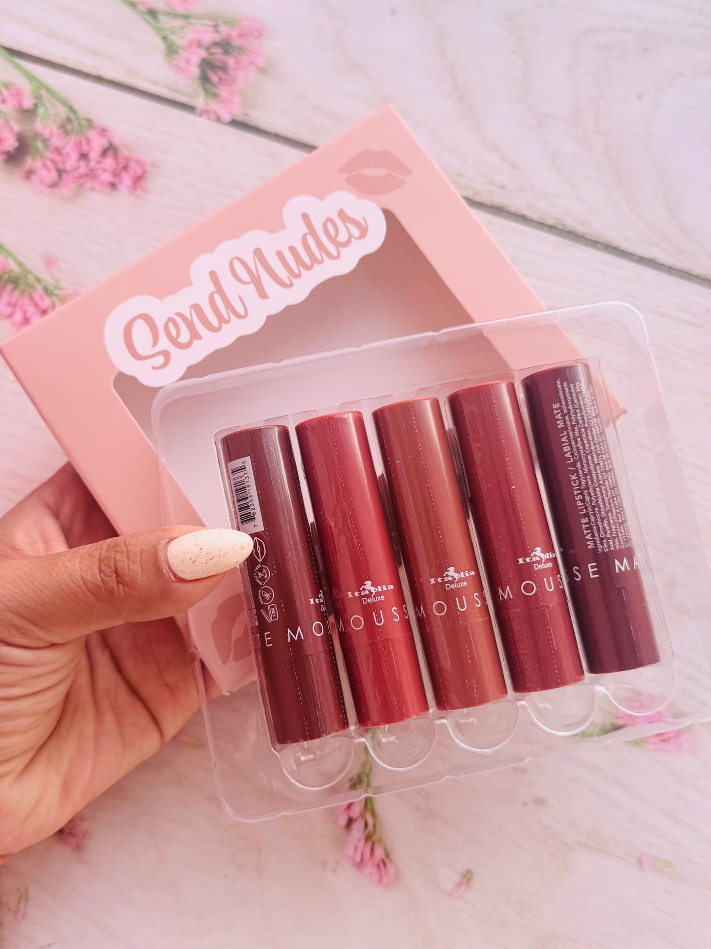 Set Labiales en Barra Send Nudes Italia Deluxe