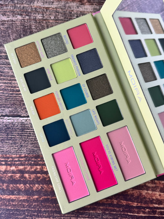 Paleta kiwi be Friends Moira Beauty