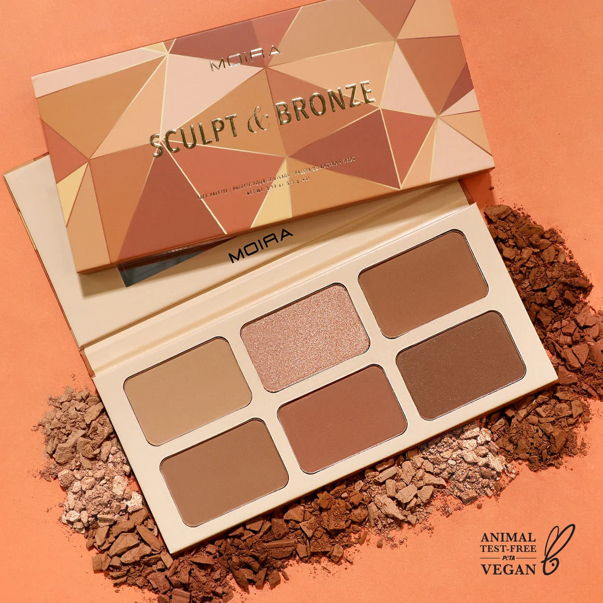 Sculpt and Bronze Palette Moira Beauty
