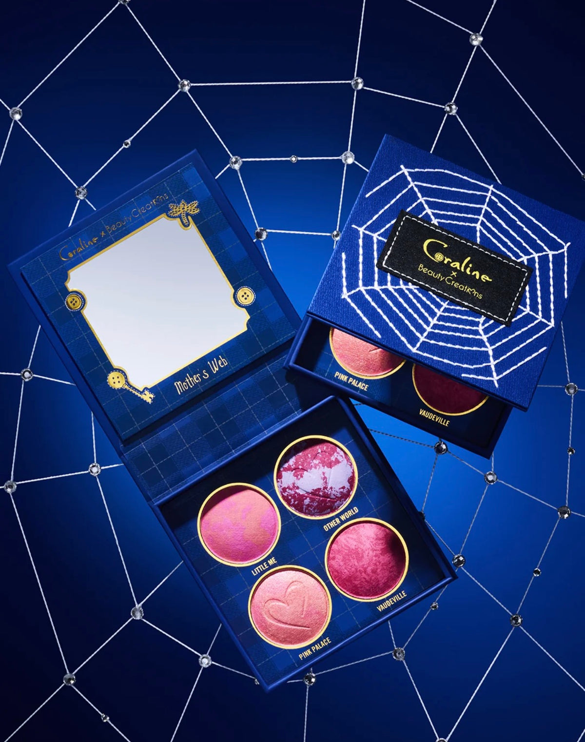 Mothers Web Paleta rostro Coraline x Beauty Creations