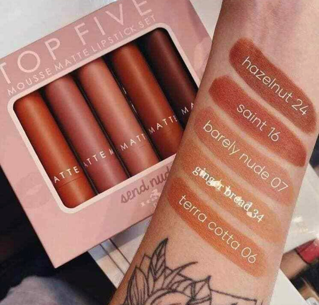 Set Labiales en Barra Send Nudes Italia Deluxe