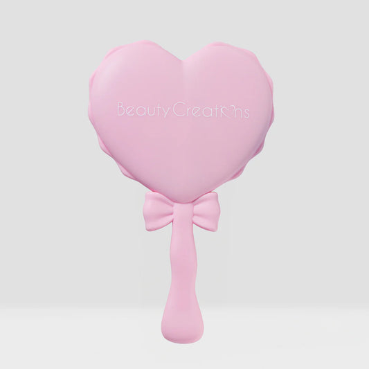 Espejo de corazón Rosado Beauty Creations