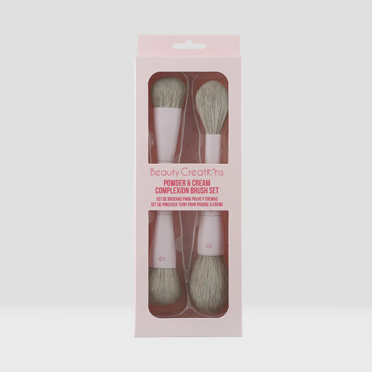 Set de brochas Polvo y crema Beauty Creations