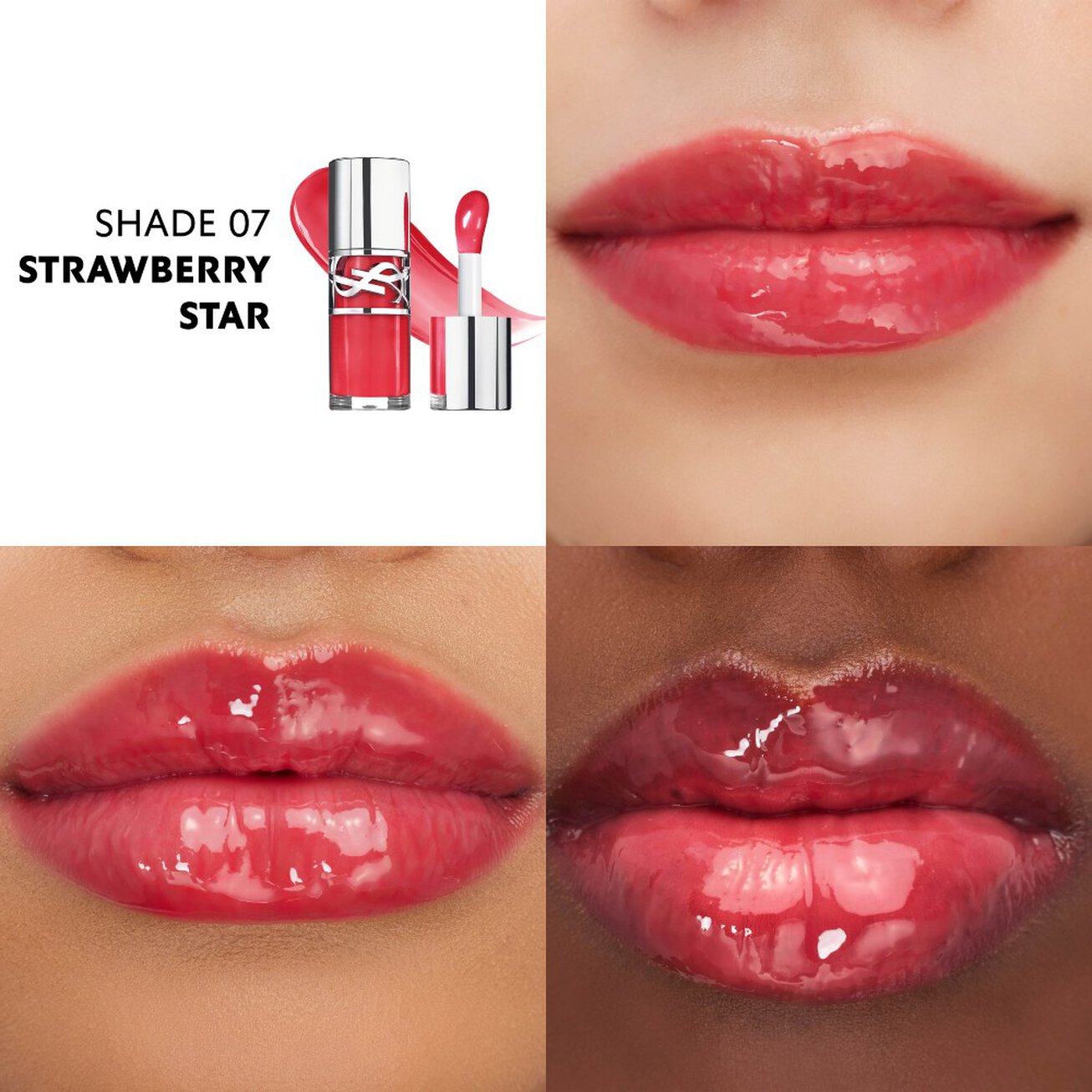 Plumping Lip Oil Strawberry Star YSL
