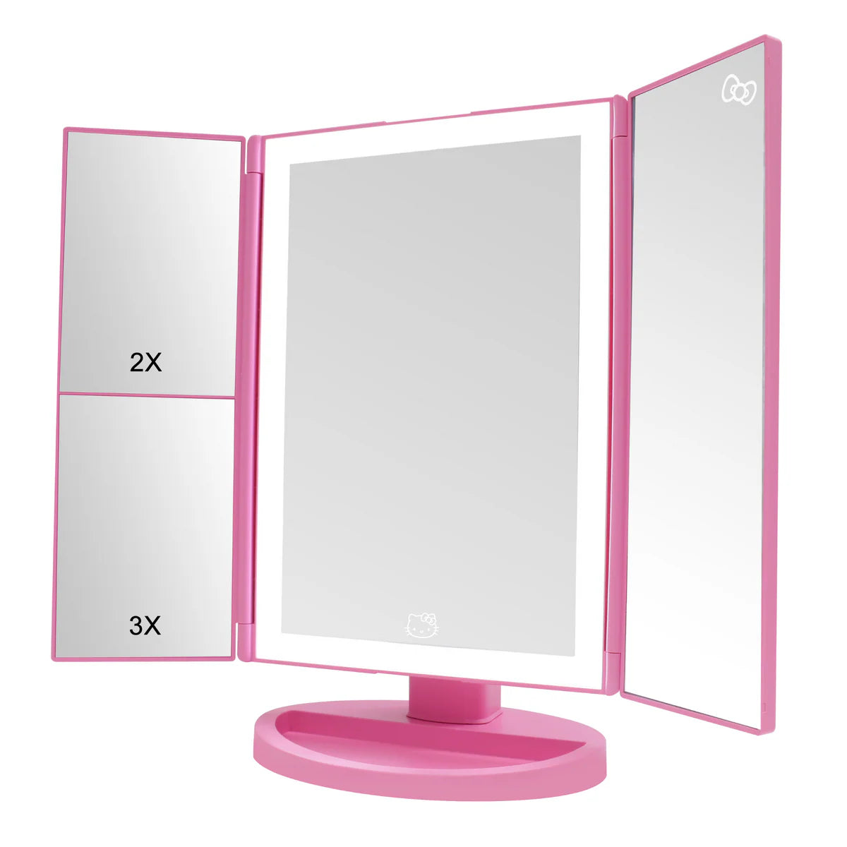 Espejo Led Pink Trifold Hello kitty Impressions Vanity