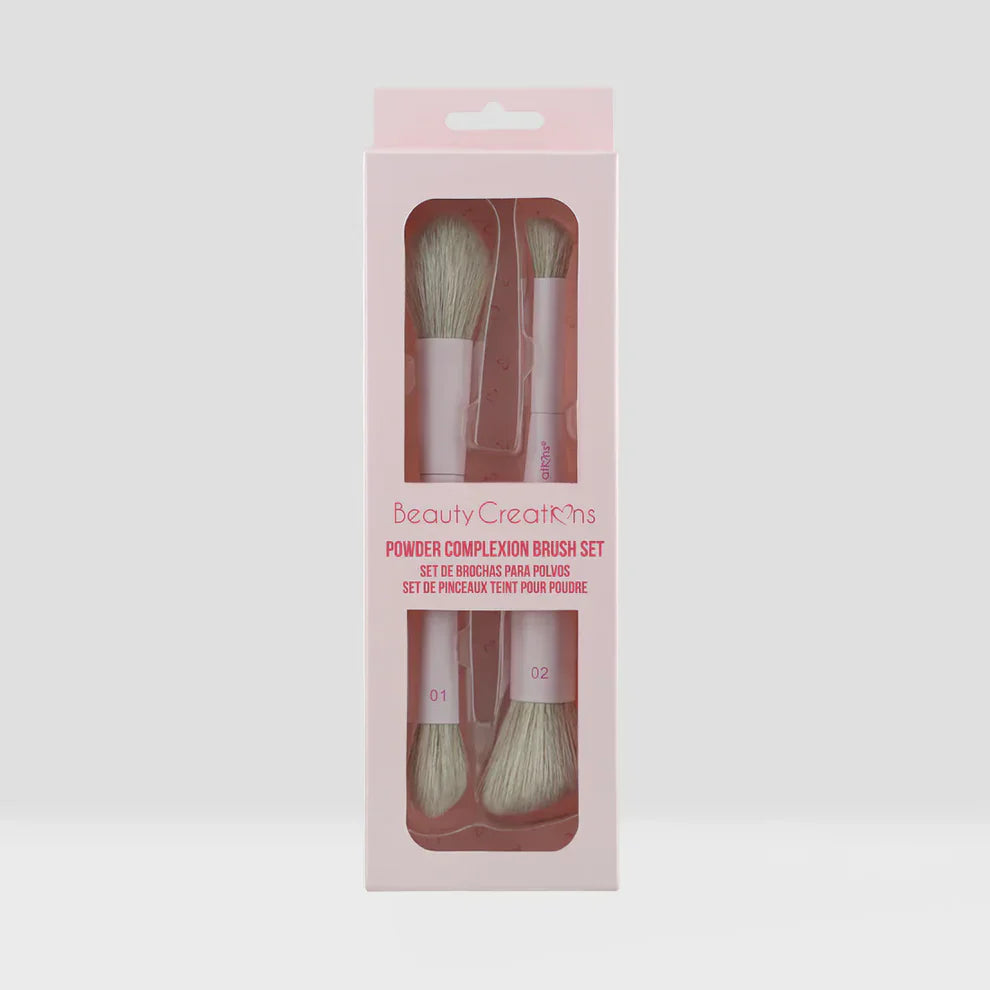Set de brochas polvo y crema Beauty Creations