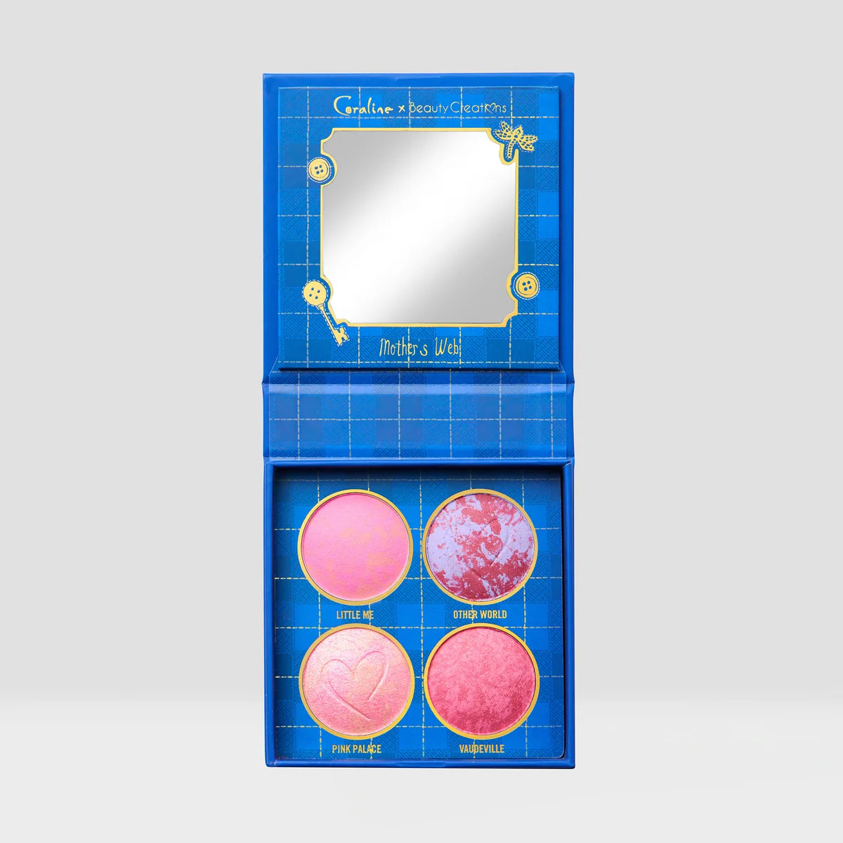 Mothers Web Paleta rostro Coraline x Beauty Creations