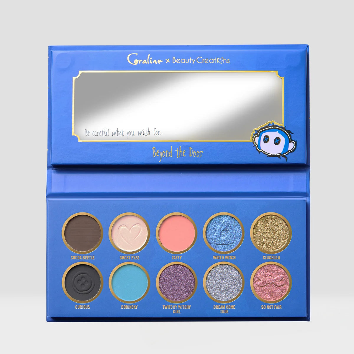 Beyond the Door Paleta de Sombras Coraline x Beauty Creations