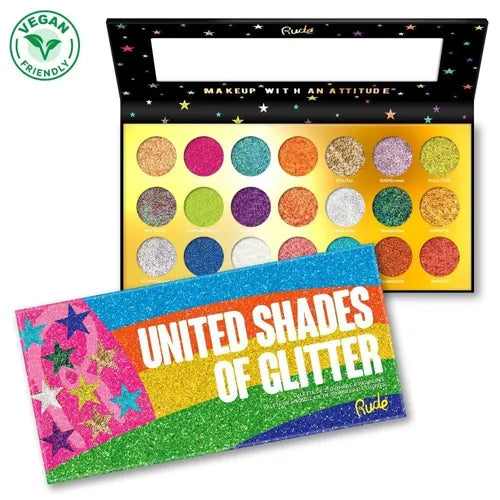 United shades of Glitter Rude Cosmetics