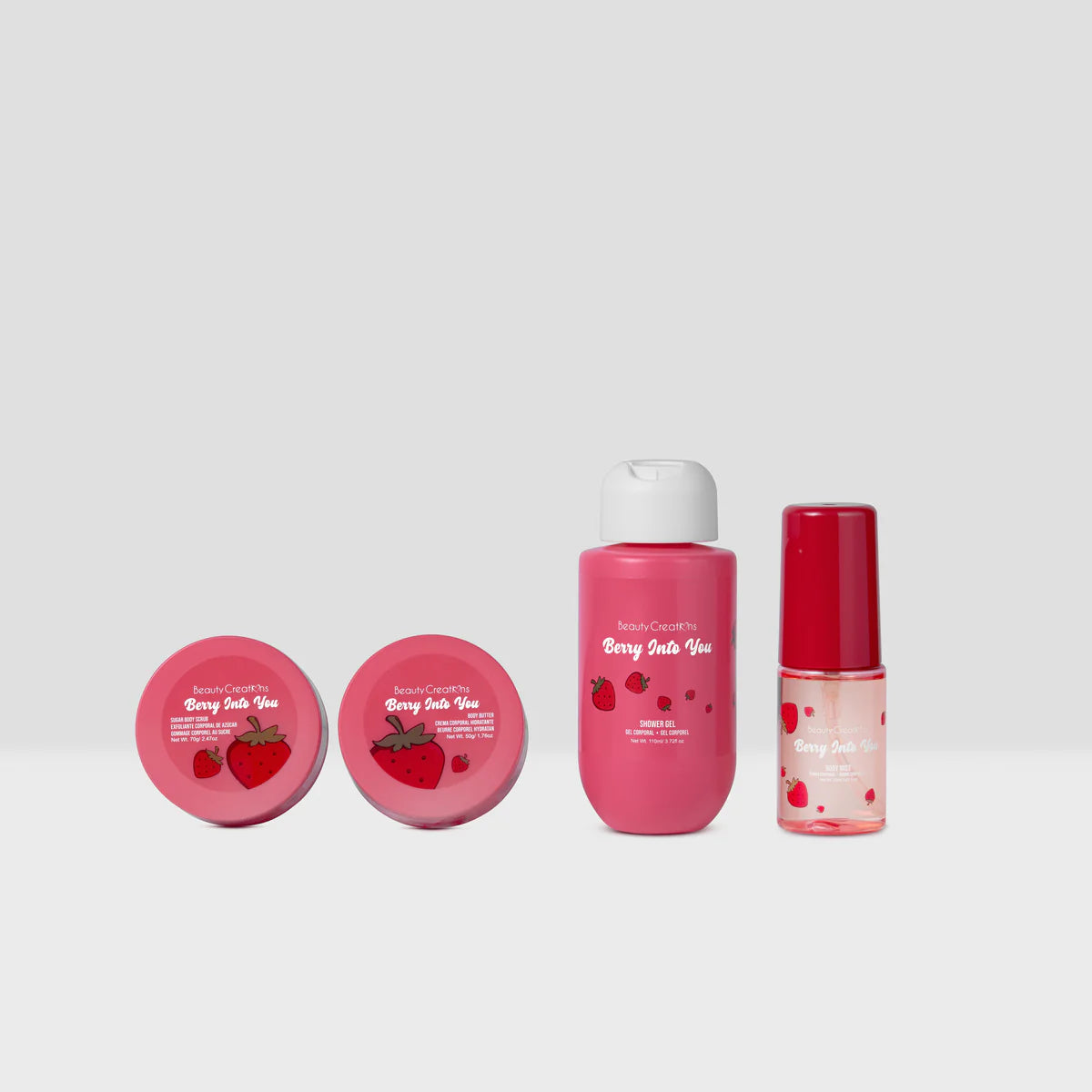 Set de Cuidado Corporal Berry into you  Beauty Creations