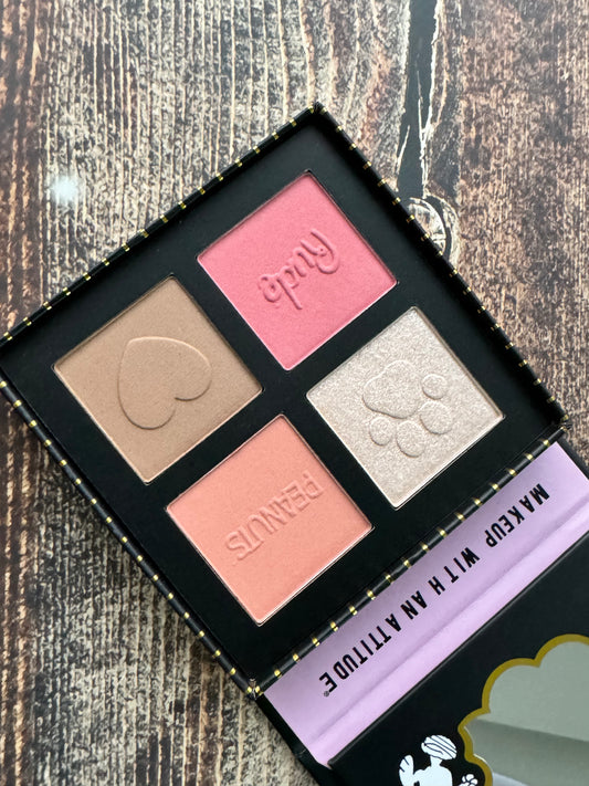 Paleta de rostro Peanuts Rude Cosmetics