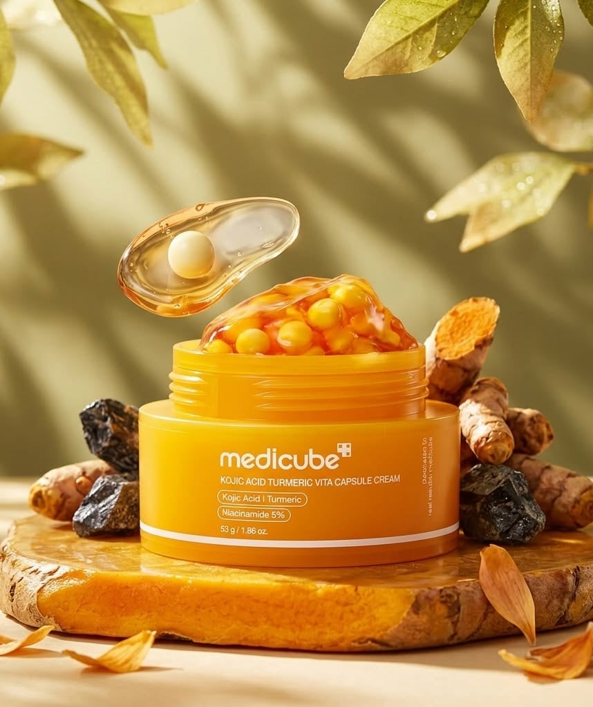 Kojic Acid Turmeric Vita Capsule Cream Medicube