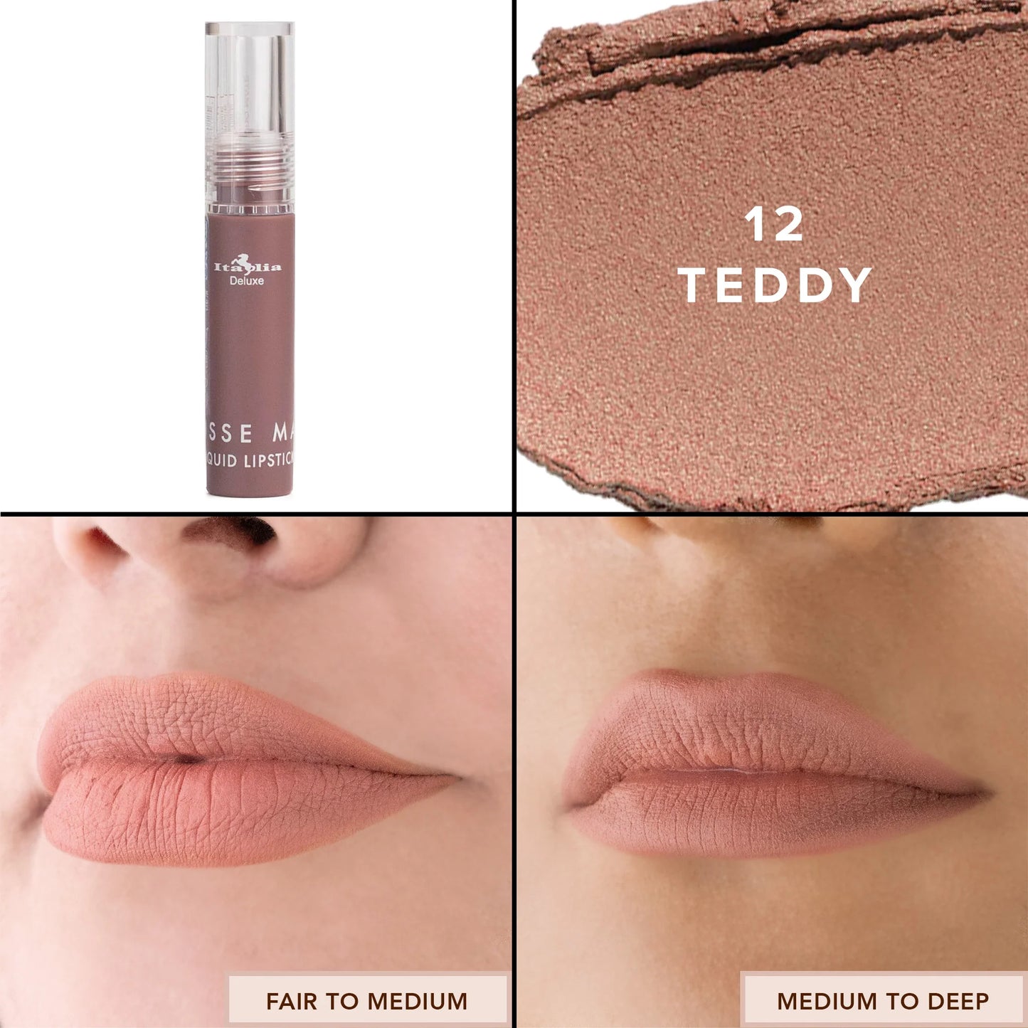 Labial Líquido Mousse Matte Italia Deluxe